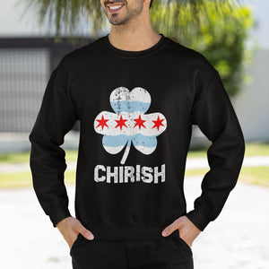 Chicago St Patrick's Day Sweatshirt Chirish American Irish South Side Pride Shamrock TS02 Printyourwear