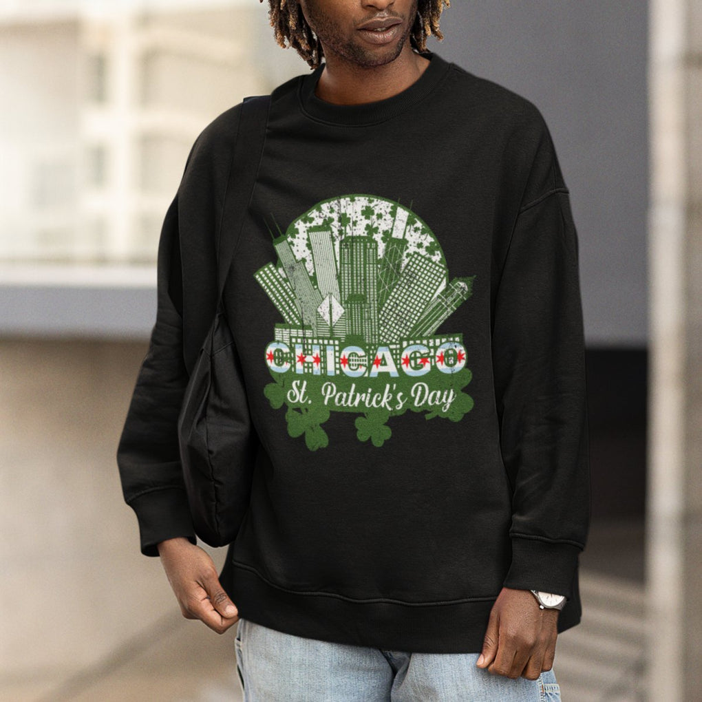 Chicago St Patrick's Day Sweatshirt South Side Irish American Pride TS02 Printyourwear