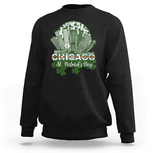 Chicago St Patrick's Day Sweatshirt South Side Irish American Pride TS02 Black Printyourwear