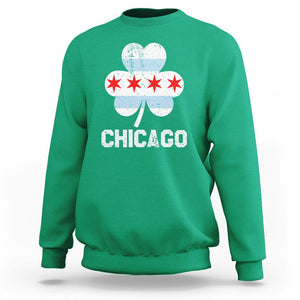 Chicago St Patrick's Day Sweatshirt South Side Irish Pride Shamrock TS02 Irish Green Printyourwear