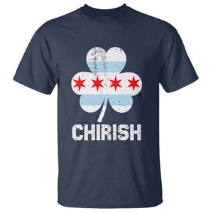 Chicago St Patrick's Day T Shirt Chirish American Irish South Side Pride Shamrock TS02 Navy Printyourwear