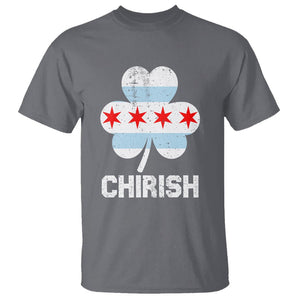 Chicago St Patrick's Day T Shirt Chirish American Irish South Side Pride Shamrock TS02 Charcoal Printyourwear