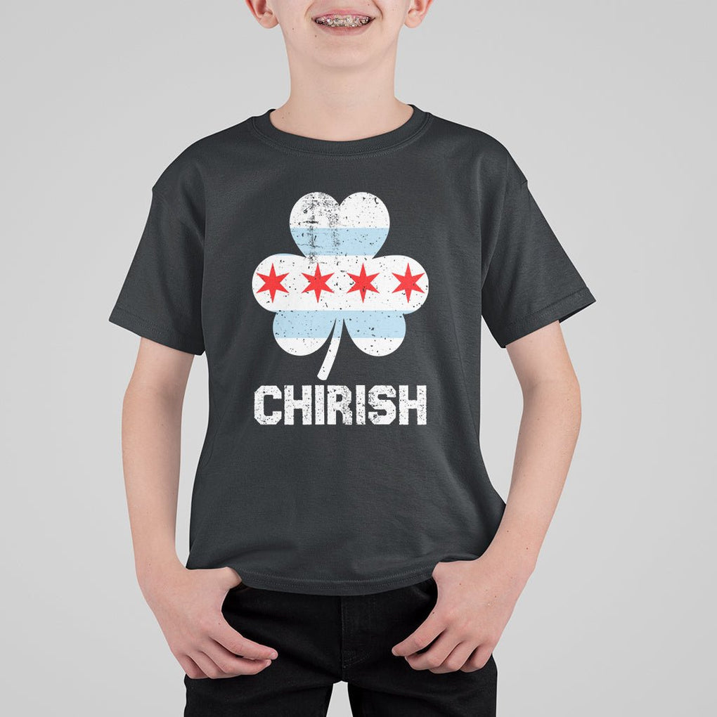 Chicago St Patrick's Day T Shirt For Kid Chirish American Irish South Side Pride Shamrock TS02 Black Printyourwear