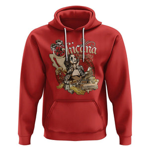 Chicana Mexico Cholo Mexican American Latina Hoodie TS09 Red Printyourwear