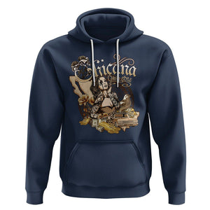 Chicana Mexico Cholo Mexican American Latina Hoodie TS09 Navy Printyourwear