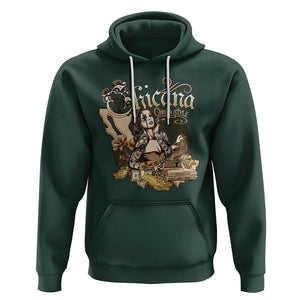 Chicana Mexico Cholo Mexican American Latina Hoodie TS09 Dark Forest Green Printyourwear