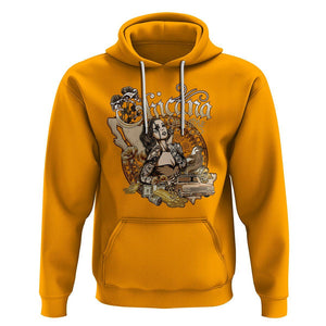 Chicana Mexico Cholo Mexican American Latina Hoodie TS09 Gold Printyourwear