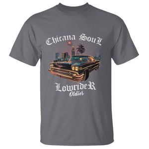 Chicana Soul Lowrider Oldies Mexican Cholo T Shirt TS09 Charcoal Printyourwear