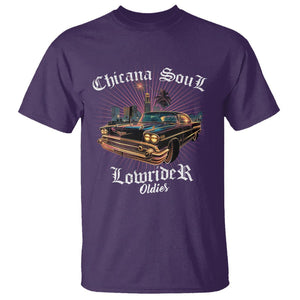 Chicana Soul Lowrider Oldies Mexican Cholo T Shirt TS09 Purple Printyourwear