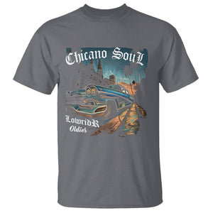 Chicano Soul Lowrider Oldies Mexican Cholo T Shirt TS09 Charcoal Printyourwear