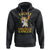 Childhood Cancer Awareness Hoodie Dabbing Unicorn Rugby Football Tackle TS02 Black Printyourwear