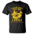 Childhood Cancer Awareness T Shirt I Wear Gold For My Son Sunflower TS02 Black Printyourwear