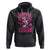 Chingona Breast Cancer Warrior Hoodie Mexican Pink Ribbon Stronger Than Breast Cancer TS02 Black Printyourwear