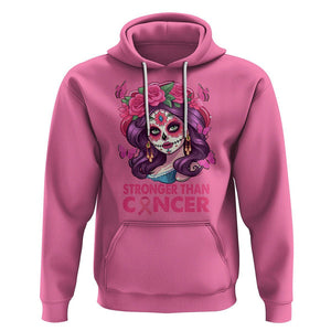 Chingona Breast Cancer Warrior Hoodie Mexican Pink Ribbon Stronger Than Breast Cancer TS02 Azalea Printyourwear