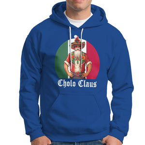 Cholo Claus Christmas Funny Mexican Santa Sombrero Feliz Navidad Hoodie TS09 Royal Blue Printyourwear