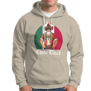 Cholo Claus Christmas Funny Mexican Santa Sombrero Feliz Navidad Hoodie TS09 Sand Printyourwear