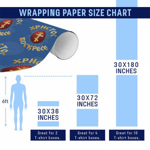 Christ He is Risen Wrapping Paper Roll Khristos Voskress Russian Orthodox Easter Red Eggs TS11 Print Your Wear