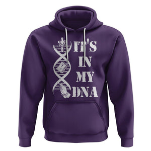 Christian Faith Hoodie It's In My DNA Bible Christian Cross Pray TS02 Purple Printyourwear