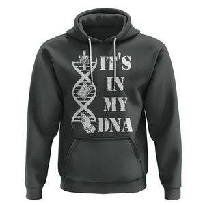 Christian Faith Hoodie It's In My DNA Bible Christian Cross Pray TS02 Dark Heather Printyourwear