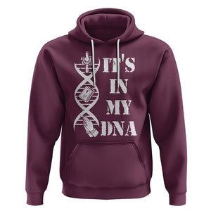 Christian Faith Hoodie It's In My DNA Bible Christian Cross Pray TS02 Maroon Printyourwear