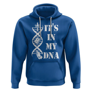 Christian Faith Hoodie It's In My DNA Bible Christian Cross Pray TS02 Royal Blue Printyourwear