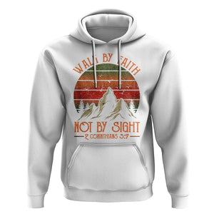 Christian Hoodie Walk By Faith Not By Sight TS09 White Printyourwear