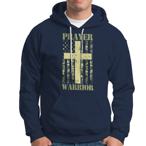 Christian Patriotic Hoodie Prayer Warrior Camo American Flag Bible Verse Faith Jesus TS02 Printyourwear