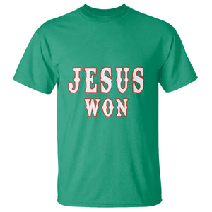 Christianity Religion Jesus Won Texas T Shirt TS02 Irish Green Printyourwear