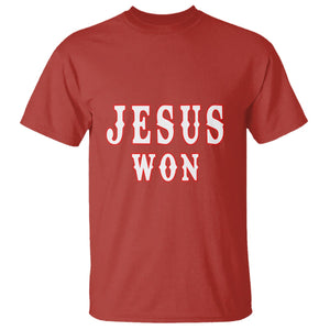 Christianity Religion Jesus Won Texas T Shirt TS02 Red Printyourwear