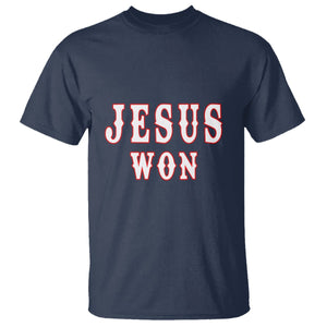 Christianity Religion Jesus Won Texas T Shirt TS02 Navy Printyourwear