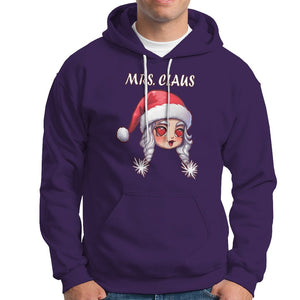 Christmas Couple Matchhing Hoodie Mr and Mrs Claus Couples Match Santa Lover TS09 Purple Printyourwear