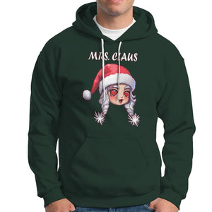 Christmas Couple Matchhing Hoodie Mr and Mrs Claus Couples Match Santa Lover TS09 Dark Forest Green Printyourwear