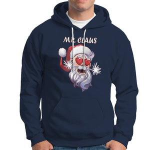 Christmas Couple Matchhing Hoodie Mr and Mrs Claus Couples Match Santa Lover TS09 Navy Printyourwear