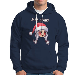 Christmas Couple Matchhing Hoodie Mr and Mrs Claus Couples Match Santa Lover TS09 Navy Printyourwear