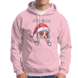 Christmas Couple Matchhing Hoodie Mr and Mrs Claus Couples Match Santa Lover TS09 Light Pink Printyourwear