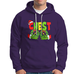 Christmas Couples Hoodie Chestnuts Xmas Matching Family Funny Chest Skeleton TS02 Purple Printyourwear