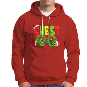 Christmas Couples Hoodie Chestnuts Xmas Matching Family Funny Chest Skeleton TS02 Red Printyourwear