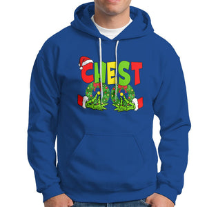 Christmas Couples Hoodie Chestnuts Xmas Matching Family Funny Chest Skeleton TS02 Royal Blue Printyourwear