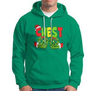 Christmas Couples Hoodie Chestnuts Xmas Matching Family Funny Chest Skeleton TS02 Irish Green Printyourwear