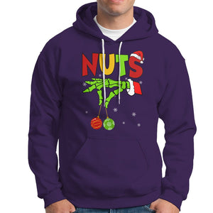 Christmas Couples Hoodie Chestnuts Xmas Matching Family Funny Nuts Skeleton TS02 Purple Printyourwear