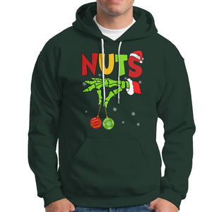 Christmas Couples Hoodie Chestnuts Xmas Matching Family Funny Nuts Skeleton TS02 Dark Forest Green Printyourwear