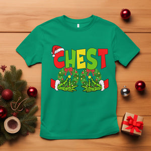 Christmas Couples T Shirt Chestnuts Xmas Matching Family Funny Chest Skeleton TS02 Irish Green Printyourwear