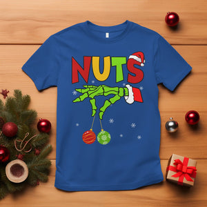 Christmas Couples T Shirt Chestnuts Xmas Matching Family Funny Nuts Skeleton TS02 Royal Blue Printyourwear