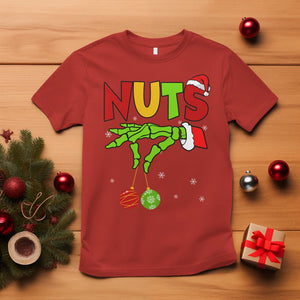 Christmas Couples T Shirt Chestnuts Xmas Matching Family Funny Nuts Skeleton TS02 Red Printyourwear