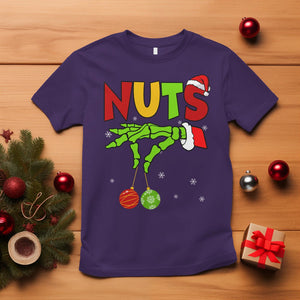 Christmas Couples T Shirt Chestnuts Xmas Matching Family Funny Nuts Skeleton TS02 Purple Printyourwear