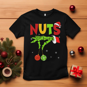 Christmas Couples T Shirt Chestnuts Xmas Matching Family Funny Nuts Skeleton TS02 Black Printyourwear