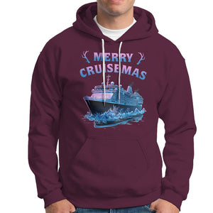 Christmas Cruise Hoodie Merry Cruisemas Xmas Family Trip Reunion TS02 Maroon Printyourwear