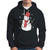 Christmas Hoodie Angry Snowman Funny Xmas TS09 Black Printyourwear