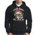 Christmas Hoodie Dead Inside But Jolly AF Funny Skull Skeleton TS09 Black Printyourwear