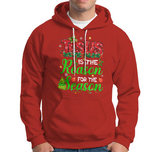 Christmas Hoodie Jesus Is The Reason For The Season TS09 Red Printyourwear